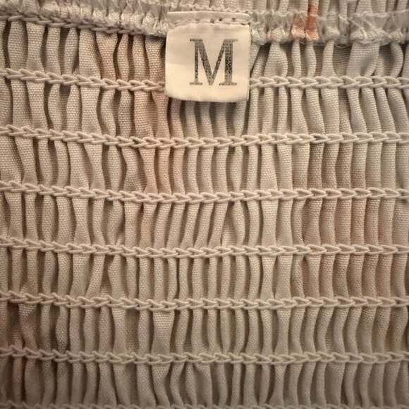 J.Crew Cream Floral Smocked Puff Sleeve Midi Dress – Size M - Picture 7 of 7